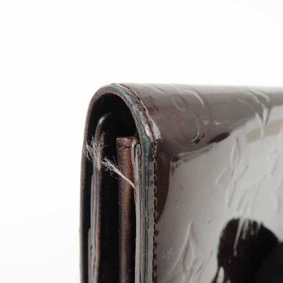 💎✨Authentic✨💎Louis Vuitton Vernis Portefeuille Sarah Wallet Amarante - Picture 4 of 12